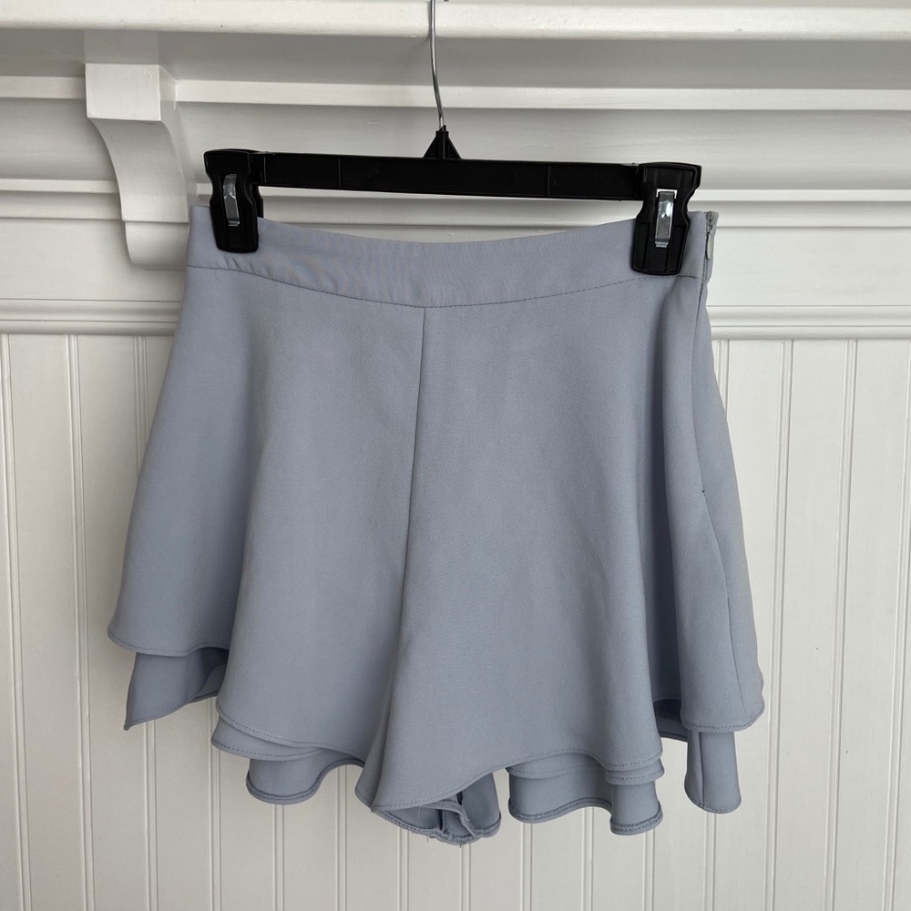 Zara flowy light blue shorts